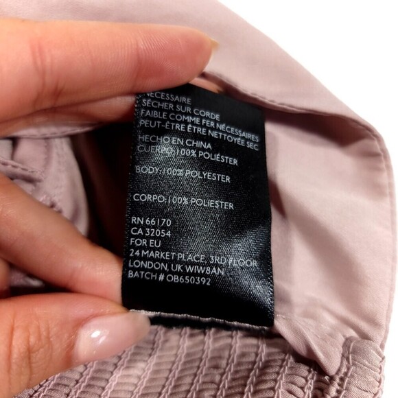 URBAN OUTFITTERS x Kimchi Blue Lola Tie-Front Cropped Top with Puff Sleeve XS - Picture 11 of 11